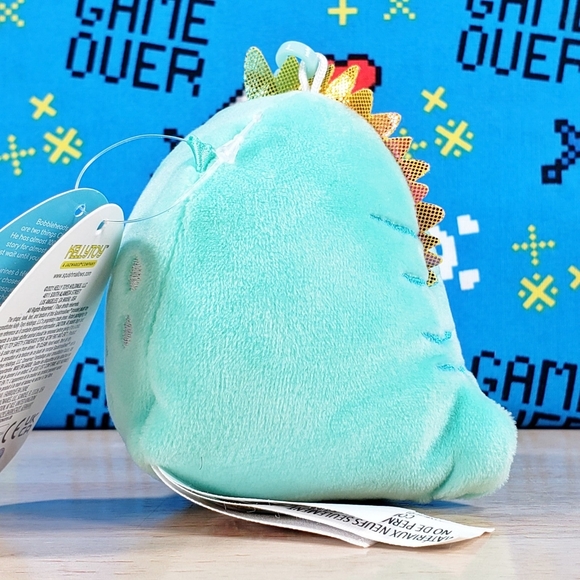 Squishmallows Chet the Blue Iguana 3.5" Clip UltraSoft Stuffed Animal Plush NWT - Picture 5 of 12
